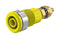 Staubli 23.3020-24 Banana Test Connector 4mm Receptacle Panel Mount 32 A 1 kV Gold Plated Contacts Yellow