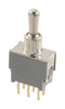Nidec Copal Electronics ATE2E-2M3-10-Z Toggle Switch Subminiature Dpdt Non Illuminated On-Off-On ATE Series Through Hole 50 mA