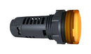 Schneider Electric XB5EVB8 LED Panel Mount Indicator Round Yellow 24 VDC 22 mm IP66 IK05 Nema 4X 13