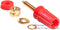 Abbatron HH Smith 1517-102 Binding Post 15A #6-32 Stud RED