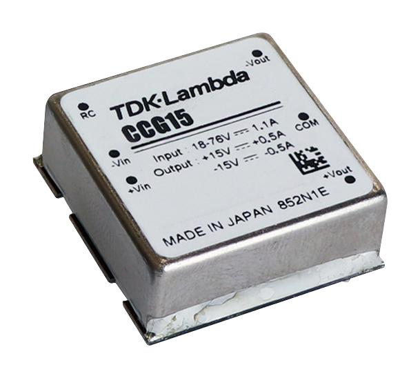 TDK-LAMBDA CCG-30-24-12D Isolated Through Hole DC/DC Converter ITE 4:1 30 W 2 Output 12 V 1.25 A