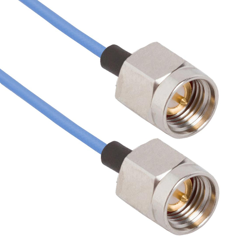Amphenol SV Microwave 7029-2555 RF Cable Assy SMA PLUG-PLUG 6" New