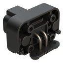Amphenol SINE/TUCHEL ATP13-2P-BM03BLK ATP13-2P-BM03BLK Automotive Connector Black Boardlock ATP Series Right Angle Receptacle 2 Contacts PCB Pin