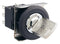 Idec LBW6K-3ST2A KEY Operated SW Dpdt 0.1A 125V 45DEG