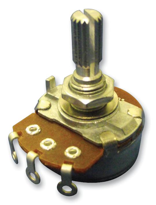 BI TECHNOLOGIES / TT ELECTRONICS P231-QC20AR1MEG Rotary Potentiometer, Conductive Plastic, 1 Mohm, 250 mW, &plusmn; 20%, P231 Series, 1 Turns, Log (Audio)