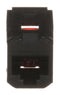 Panduit CC688BL Category 6 RJ45 8-POSITION 8-WIRE Universal Coupler Module BLACK. 75M6460 New
