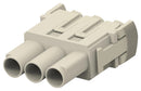 TE Connectivity T2115032101-000 T2115032101-000 Heavy Duty Insert Plug 3POS 1.2A