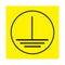 Panduit PESC-H-EC Safety Sign 13 mm Black on Yellow Warning Electrical Vinyl