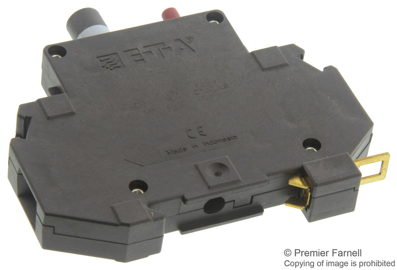 ETA 201 5A Thermal Magnetic Circuit Breaker 5 A 1 Pole 65 VDC 250 VAC DIN Rail