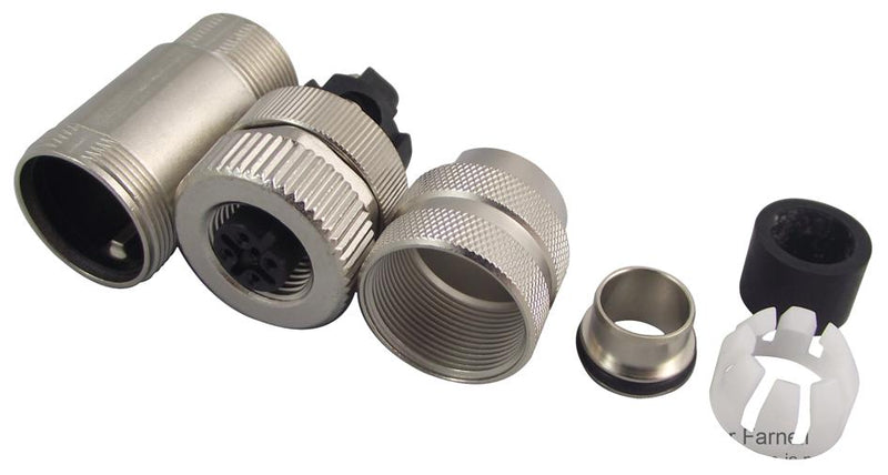Phoenix Contact SACC-M12FSB-5CON-PG9 SH AU SACC-M12FSB-5CON-PG9 AU Sensor Connector M12 Female 5 Positions Screw Socket Straight Cable Mount
