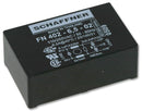 Schaffner FN402-1-02 Power Line Filter 100 nF 250 VAC Standard 1 A Through Hole 10 mH