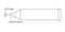 Metcal GT6-CN0005P Soldering Tip Conical/Power 0.5 x 6 mm Station