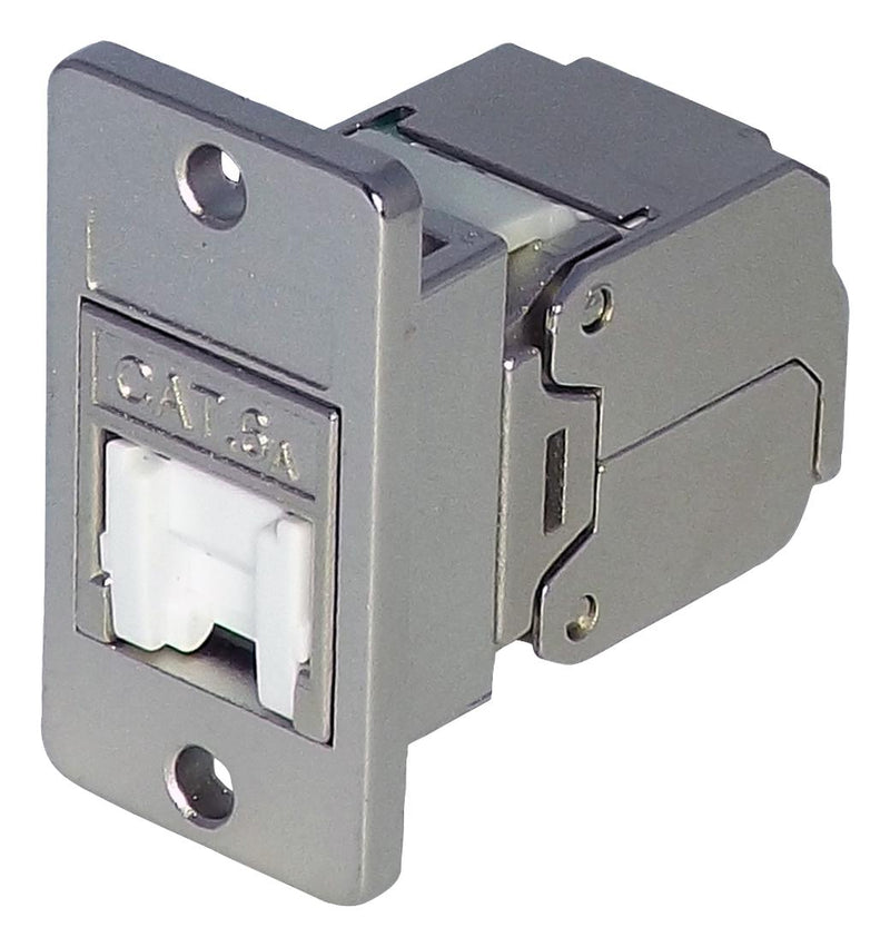 TUK Sgksjepm Modular Connector RJ45 Jack 1 x Port 8P8C Cat6a Panel Mount