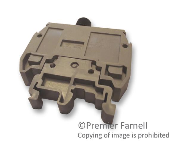 Entrelec - TE Connectivity 011103303 Fused Terminal Block 2 Ways 18AWG to 6AWG 16 mm&sup2; Screw 10 A 500 V