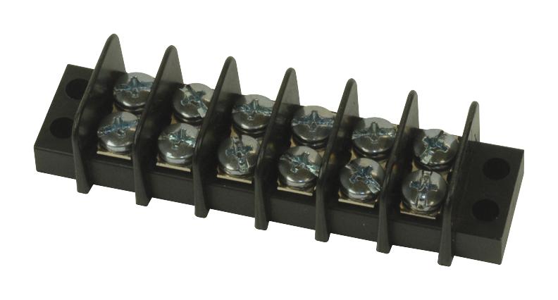 Molex 38760-0302 Panel Mount Barrier Terminal Block 2 Row Ways 22 AWG 14 9.53 mm 15 A