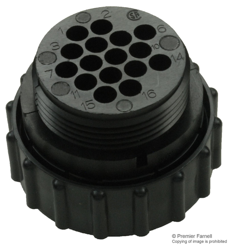 AMP - TE Connectivity 206060-2 206060-2 Circular Conn Plug 4POS Crimp New