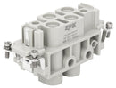 Multicomp PRO MP009598 Heavy Duty Connector Combination MP-HK Inserts Insert 6+PE Contacts 16B Receptacle