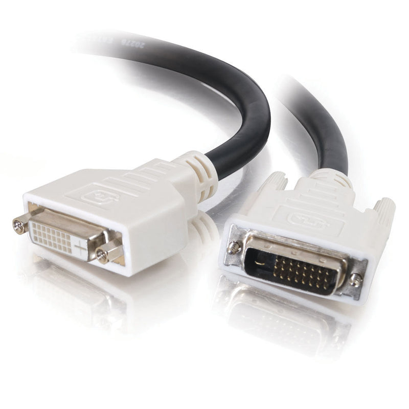 C2G 3.28' (1m) DVI-D Male-Female Dual Link Digital Video Extension Cable