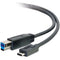 C2G USB 3.0 Type-C to USB Type-B Cable (3', Black)