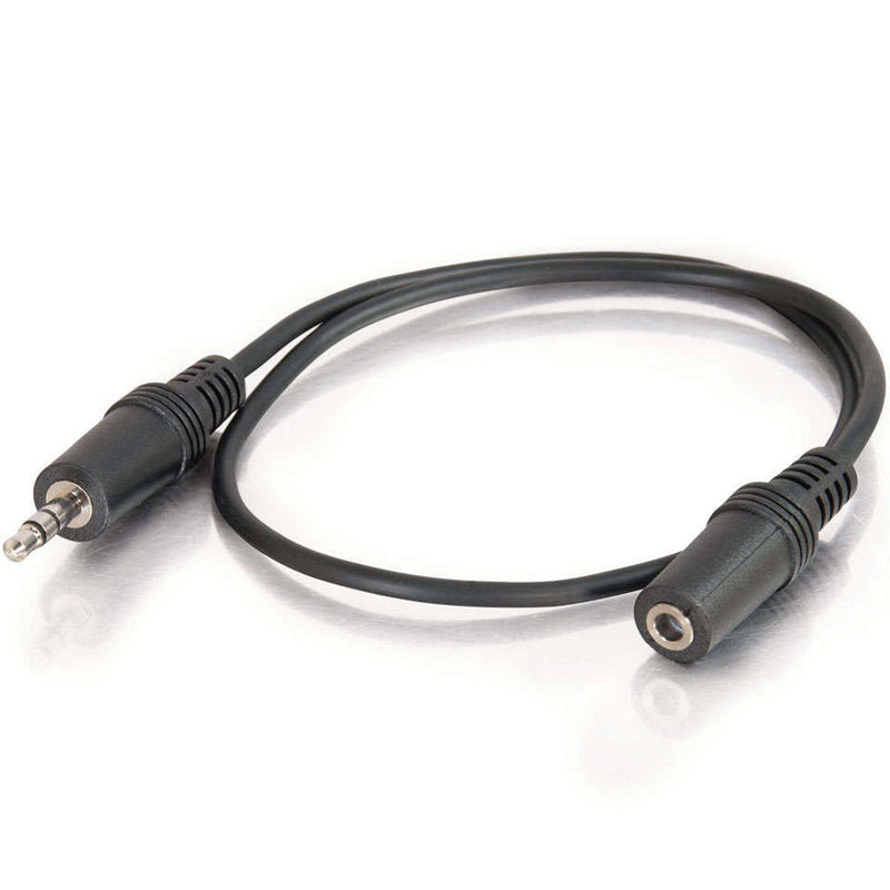 C2G 3.5mm Male/Female Stereo Audio Extension Cable (1.5'/0.45 m)