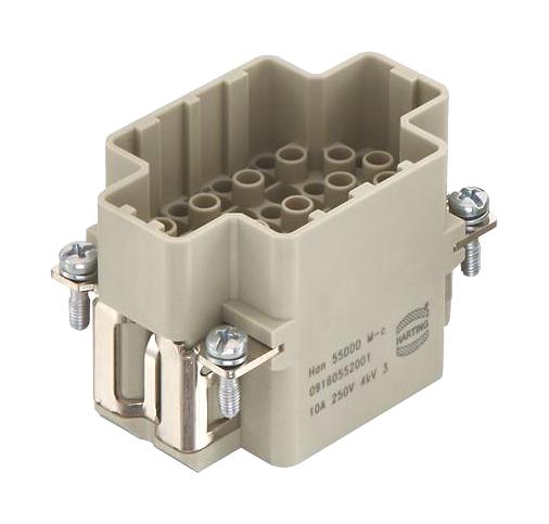 Harting 09160552001 Heavy Duty Insert Plug 6B 55+PE POS
