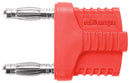Schutzinger KURZ 19-4 IG MB NI / RT Banana Test Connector Plug Cable Mount 12 A 70 VDC Nickel Plated Contacts Red