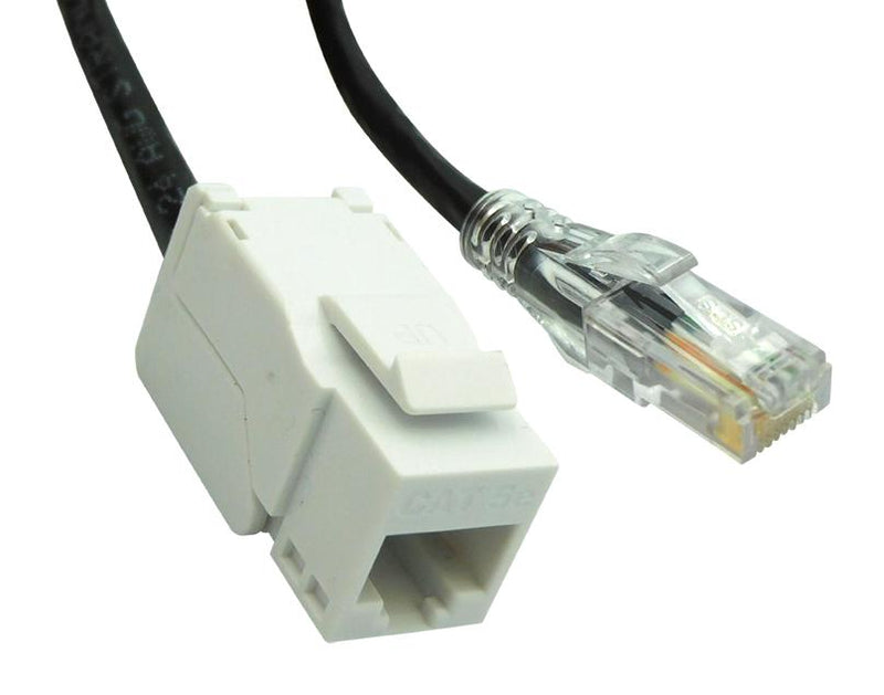Stewart Connector BM-5AJPK007F Ethernet Cable Cat5e 2.1 m 7 ft RJ45 Plug to Jack Black New