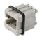 EPIC 10.4861 Heavy Duty Connector Insert, 6+PE Signal, STA Series, Receptacle, A3/4, 6 Contacts, 10 A