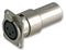 Neutrik NA3FDM NA3FDM XLR Audio Adapter D Shape Receptacle Plug
