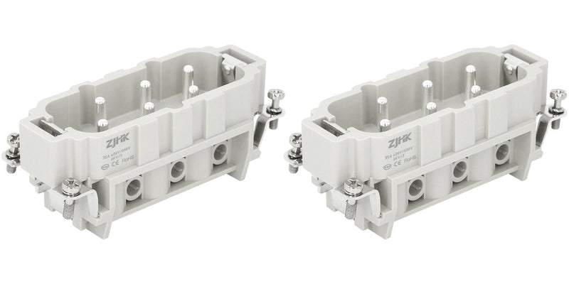 Multicomp PRO MP009627 Heavy Duty Connector MP-HSB Inserts Insert 12+PE Contacts 32B Plug Screw Pin