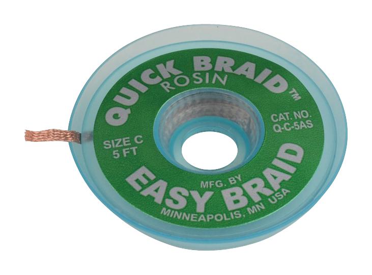 Easybraid Q-C-5AS Desoldering Braid 5FT 25/PACK