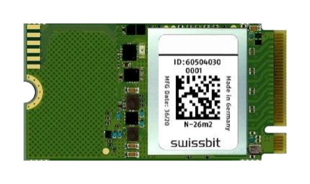 Swissbit SFPC080GM1EC4TO-I-6F-11P-STD SSD Internal M.2 2242 Pcie 80 GB Pslc Nand AES 256-bit