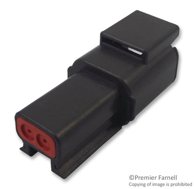 Deutsch DTMH04-3PA Connector Housing High Temp Black A Key Dtmh Series Receptacle 3 Ways DT Pin Contacts