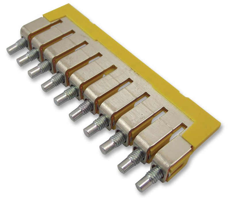 Weidmuller WQV4/10 WQV4/10 Jumper (Busbar) Bar W-Series Terminal Blocks 10 Ways 6.1 mm