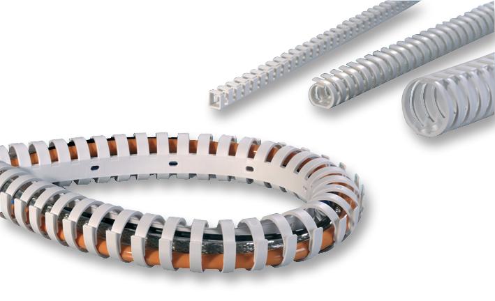 HELLERMANNTYTON HELADUCT FLEX10 SK Trunking, Cable Support, Heladuct Flex Series, 11 mm, 9 mm, White, PP (Polypropylene)