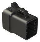 Amphenol SINE/TUCHEL ATP06-6S-RD01BK. Automotive Housing Plug 6POS 25A BLK