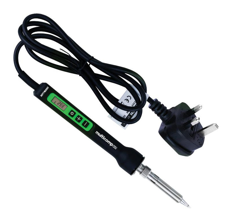 Multicomp PRO MP740062 Soldering Iron LCD Display 150 W 480 &deg;C 240 VAC Digital Range UK