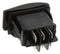 Carling Technologies VLBAS00C-AZC00-000 Rocker Switch Dpdt 15A 24V Black