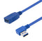 L-COM U3A00047-05M USB Cable Type A Plug to Receptacle 500 mm 19.7 " 3.0 Blue New