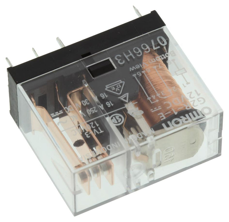 Omron Electronic Components G2R-1-E DC12 Power Relay Spdt 12 VDC 16 A G2R Through Hole Non Latching