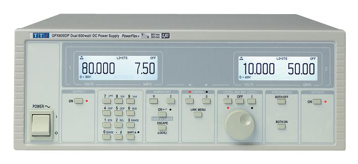 AIM-TTI Instruments QPX600D QPX600D Bench Power Supply Powerflex or PowerFlex+&nbsp; Adjustable 2 Output 0 V 80 A 50