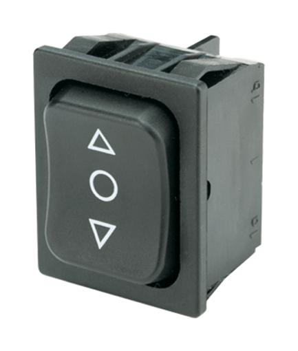 Marquardt 1839.1407 Rocker Switch Momentary Dpdt Non Illuminated Panel Mount Black 1830 Series