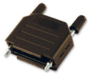 Multicomp MC-DPPK15-BULK D Sub Backshell Vertical Black Dppk Series DA 180&deg; Nylon (Polyamide) Body
