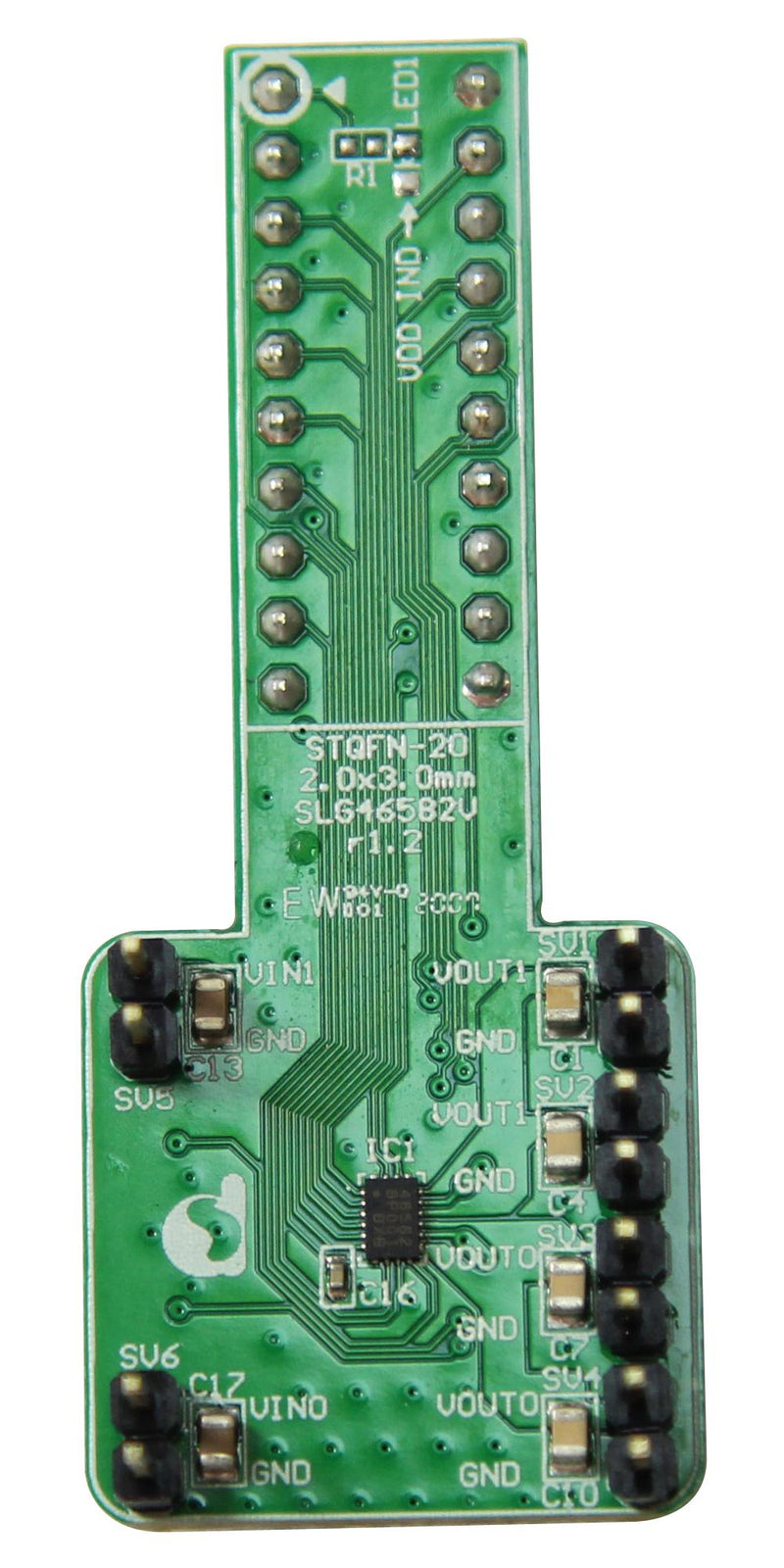 Renesas SLG46582V-DIP Proto Board 20-Pin DIP Greenpak SLG46582 Series Programmable Mixed-Signal Matrix