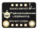 Dfrobot SEN0407 SEN0407 Accelerometer Board Fermion Triple Axis I2C LIS331HH Arduino &Acirc;&plusmn;6g / &Acirc;&plusmn;12g &Acirc;&plusmn;24g New