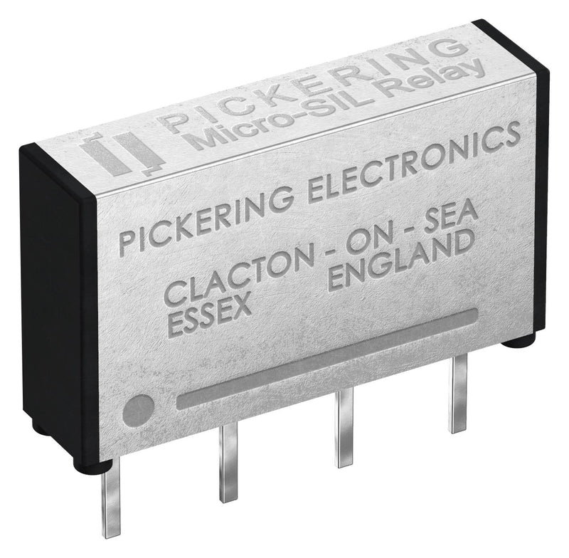 Pickering 109-1-B-5/2D Reed Relay SPST-NC 5 V Micro-SIL 109 Series Through Hole 750 ohm 500 mA