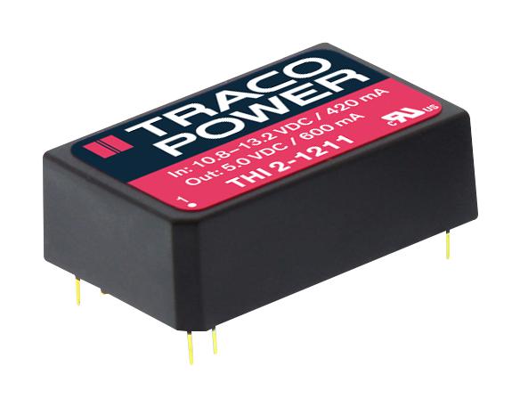 Tracopower THI 2422 Isolated Board Mount DC/DC Converter 2 Output W 15 V 65 mA -15