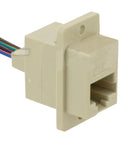 L-COM ECJ5048-L Ethernet Cable Cat3 254 mm 10 " RJ45 Jack to Free End Multi-coloured New