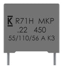 Kemet R71VI415050H6K R71VI415050H6K General Purpose Film Capacitor Metallized PP Radial Box - 2 Pin 1.5 &Acirc;&micro;F &Acirc;&plusmn; 10% 200 V 520