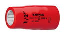 Knipex 98 47 1/2" Socket 12 Point Drive Chrome Vanadium Steel